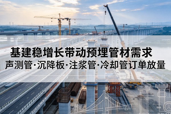 会昌基建稳增长带动预埋监测管材需求，声测管、沉降板、注浆管订单持续放量
