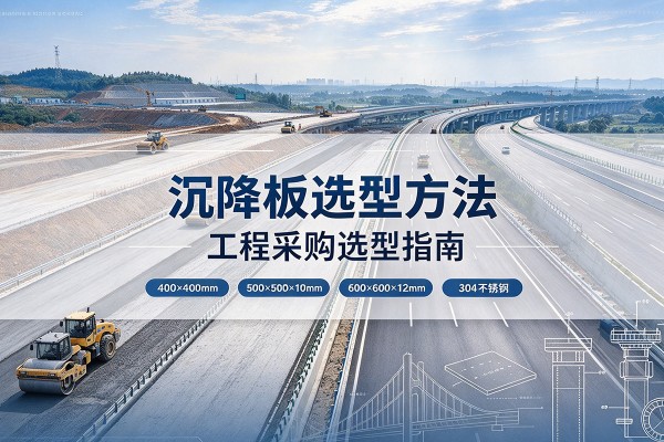 会昌沉降板选择方法