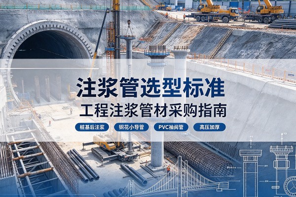 会昌注浆管选型标准
