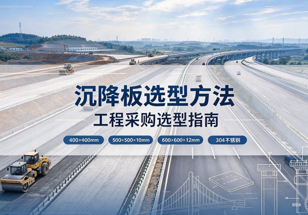 会昌沉降板选择方法