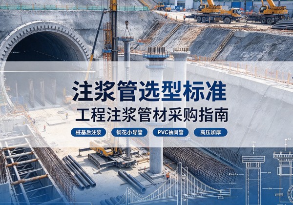 会昌注浆管选型标准